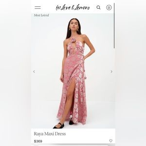 For Love and Lemons Raya Maxi Dress